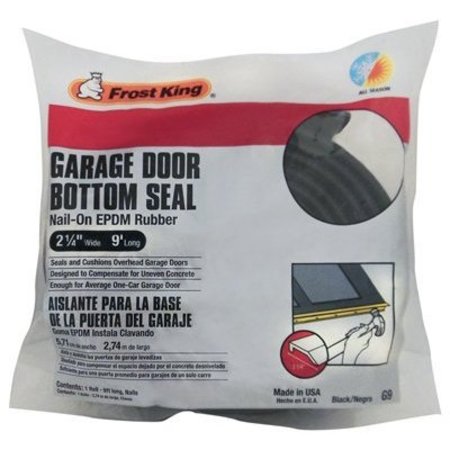 THERMWELL PRODUCTS 9' BLK Garage DR Bottom G9H